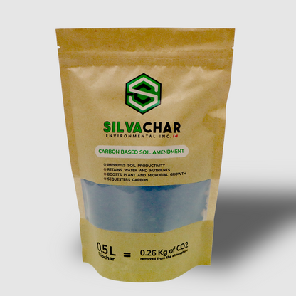 5 PACK Biochar Bags - Perfect for house plants and small gardens.