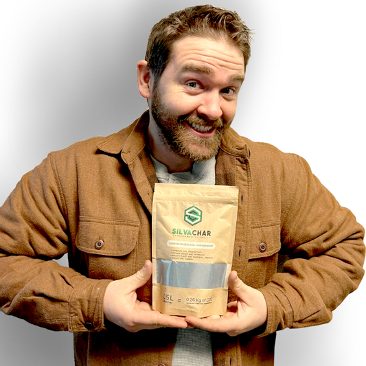 10 PACK Biochar Bags - Perfect for house plants and small gardens.